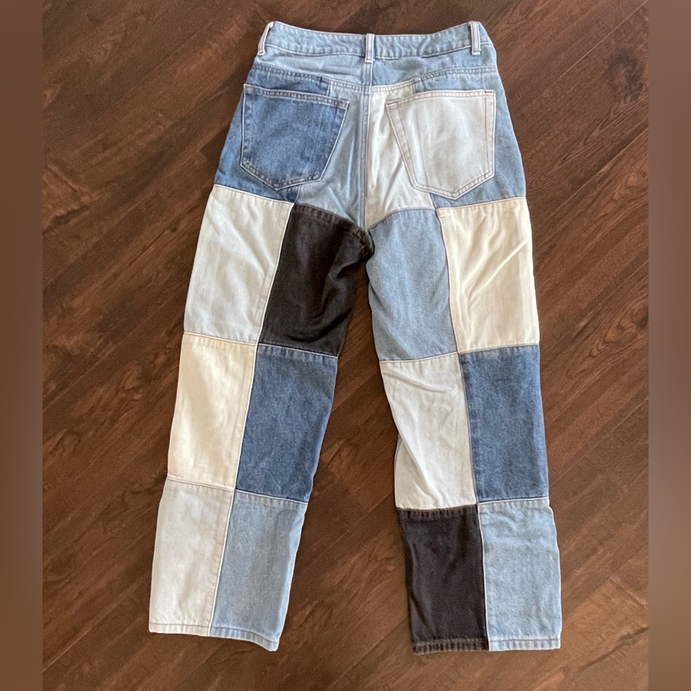 The Native One Patchwork Denim Jeans Ankle Length… - image 4